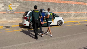 Detención de uno de los sospechosos